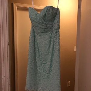 Mint green dress